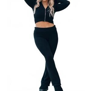 NEW TIC TOC winter qt fuzzy set in black